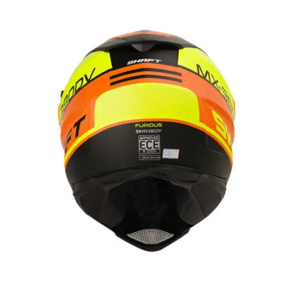 CASCO SHAFT DOBLE PROPÓSITO MX380DV FURIOUS NJ.N.M AM.N VISOR TR / M- L- XL