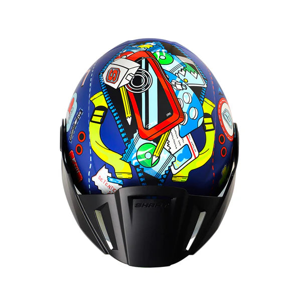 CASCO SHAFT ABIERTO 212 BAGGAGE AZ.M RJ. VISOR SM.CL.IR.RJ /  S