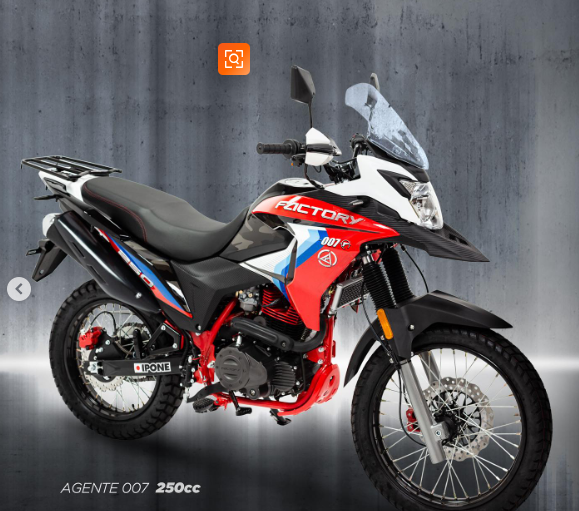 MOTOCICLETA FACTORY AGENTE 007 250
