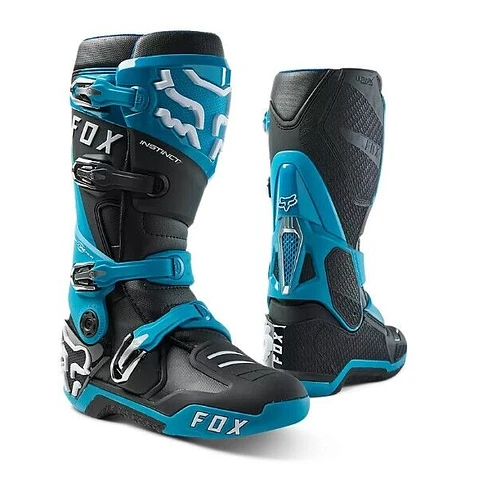 BOTA FOX INSTINCT 2.0 AZUL TURQUESA