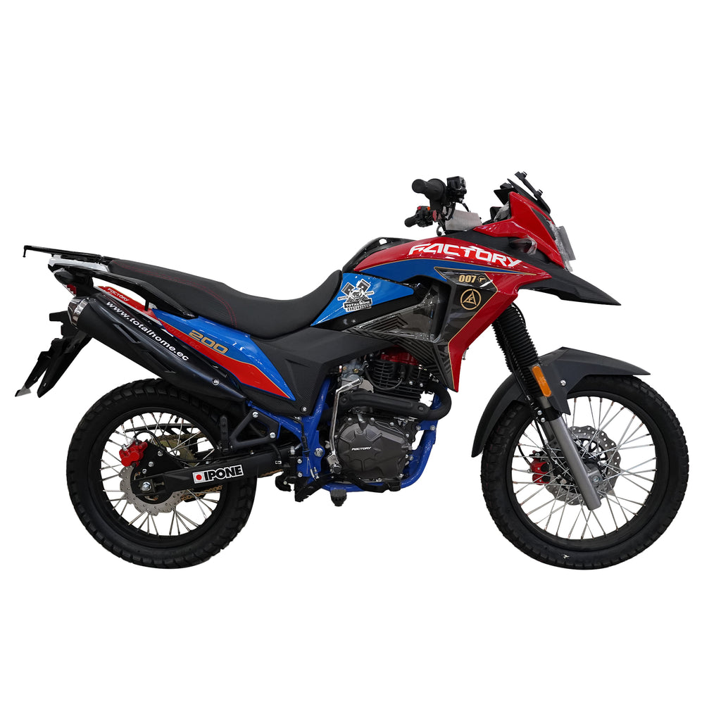 MOTOCICLETA FACTORY AGENTE 007 200CC