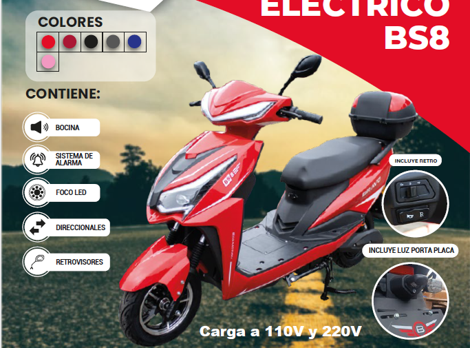 MOTO ELÉCTRICA BS8
