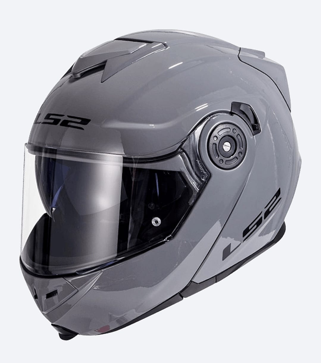 CASCO LS2 ABATIBLE FF345 SOLID GLOSS GLOSS WHITE