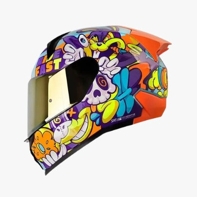 CASCO SHAFT INTEGRAL 560 EVO MELO AZ.CL.B NJ.N VISOR SM.CL.IR.RJ  / M-L-XL