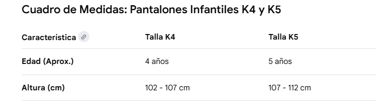 TRAJE NIÑO KIDS 180