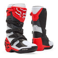 Botas Infantiles Fox Comp Color Blanco / Rojo Fluor