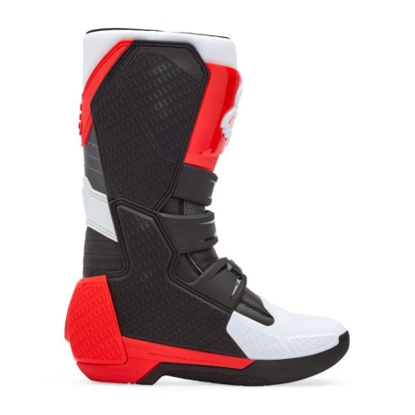 Botas Infantiles Fox Comp Color Blanco / Rojo Fluor