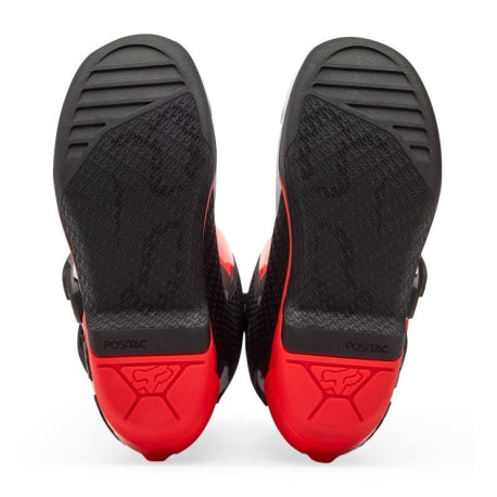 Botas Infantiles Fox Comp Color Blanco / Rojo Fluor