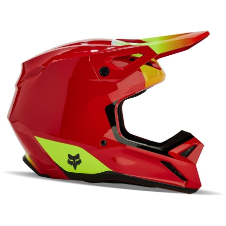 Casco Fox V1 BALLAST HELMET Color Rojo Fluor 31373-110