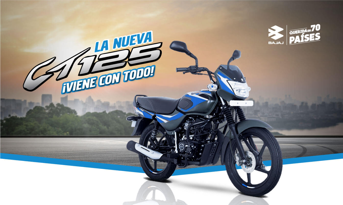 MOTOCICLETA BAJAJ CT 125 PRO