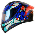 CASCO SHAFT INTEGRAL 582SP EVO DRAKARYS AZ.B AZ. VISOR IR.AZ / L-XL