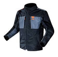 CHAQUETA LS2 TITANIUM BLUE HI-VI ORANGE
