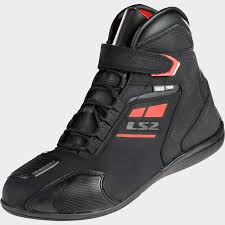 ZAPATOS LS2 GARRA LADY WP BLACK RED