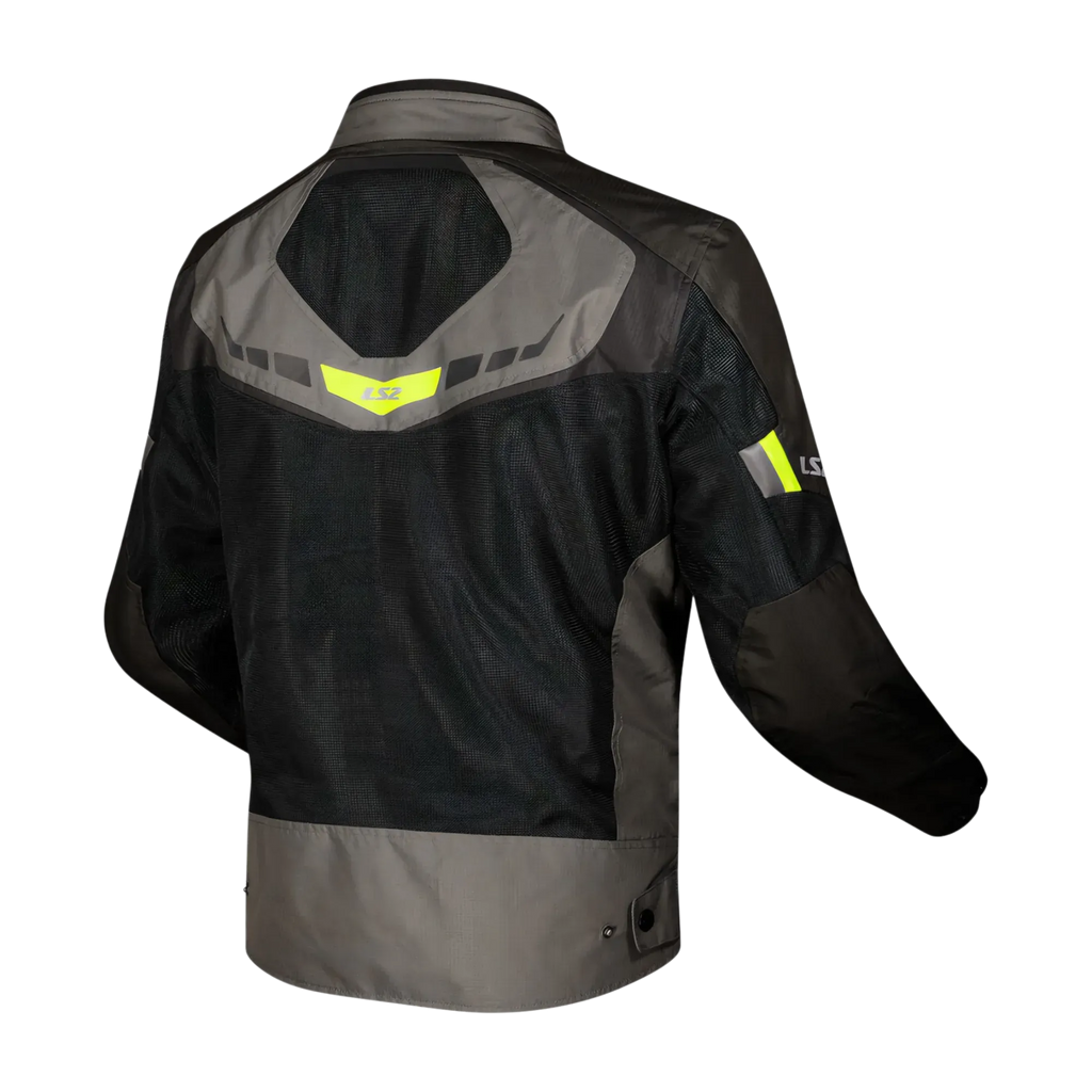 CHAQUETA LS2 GARDA AIR GREEN BLACK HI-VI YELLOW / S