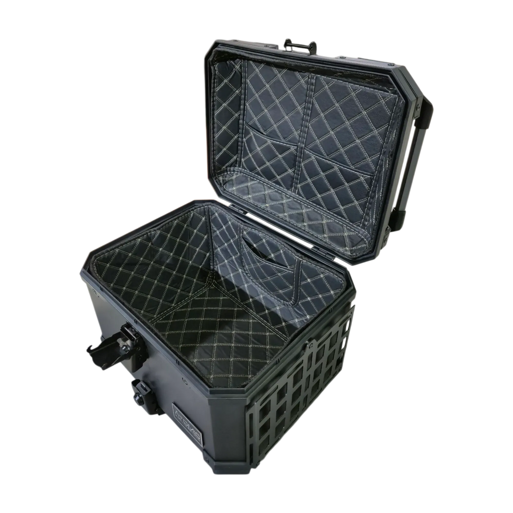 MALETA SUPERIOR ATOMIC ANDES DLS/ESPALDAR/LINER/RACKS 45 LTS - NEGRO