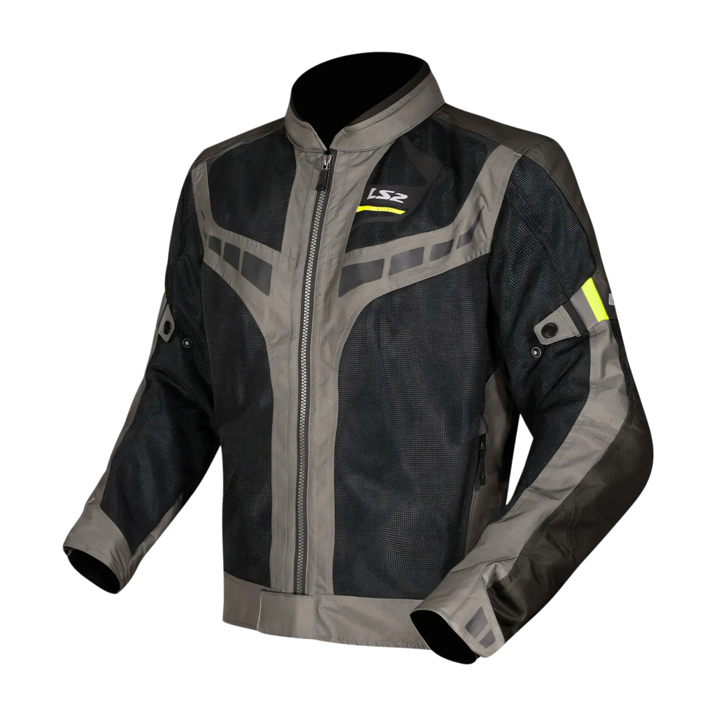 CHAQUETA LS2 GARDA AIR GREEN BLACK HI-VI YELLOW / S