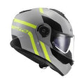CASCO LS2 ABATIBLE FF908 STROBE II AUTOX GREY H-V YELLOW