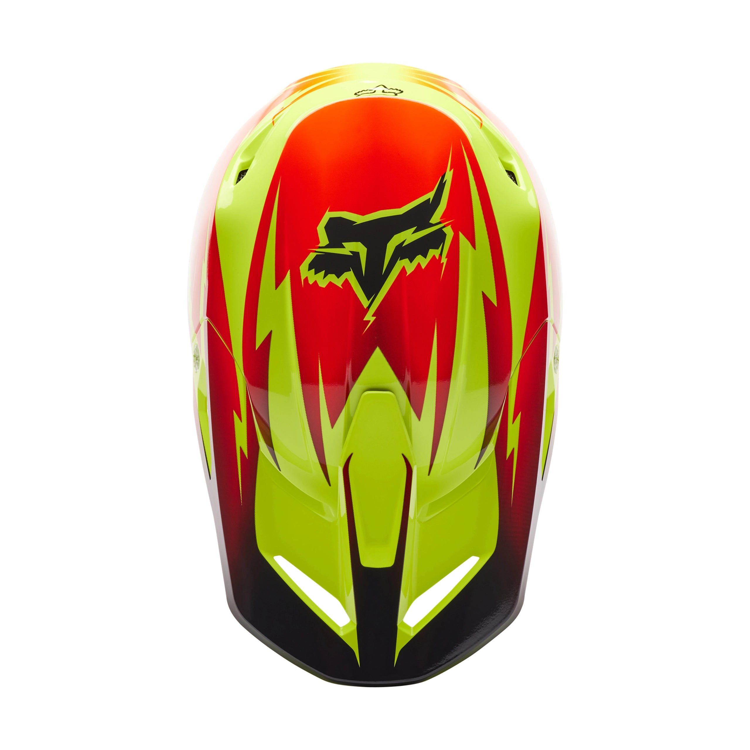 Casco moto Fox V1 Statk Rojo/Amarillo 30440-080