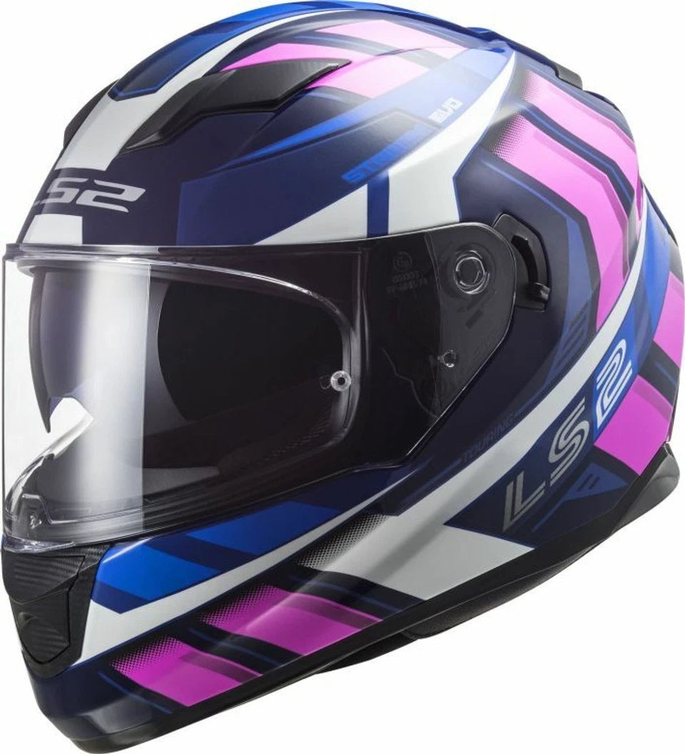 CASCO LS2 INTEGRAL FF320 STREAM EVO LOOP BLUE FLUO PINK
