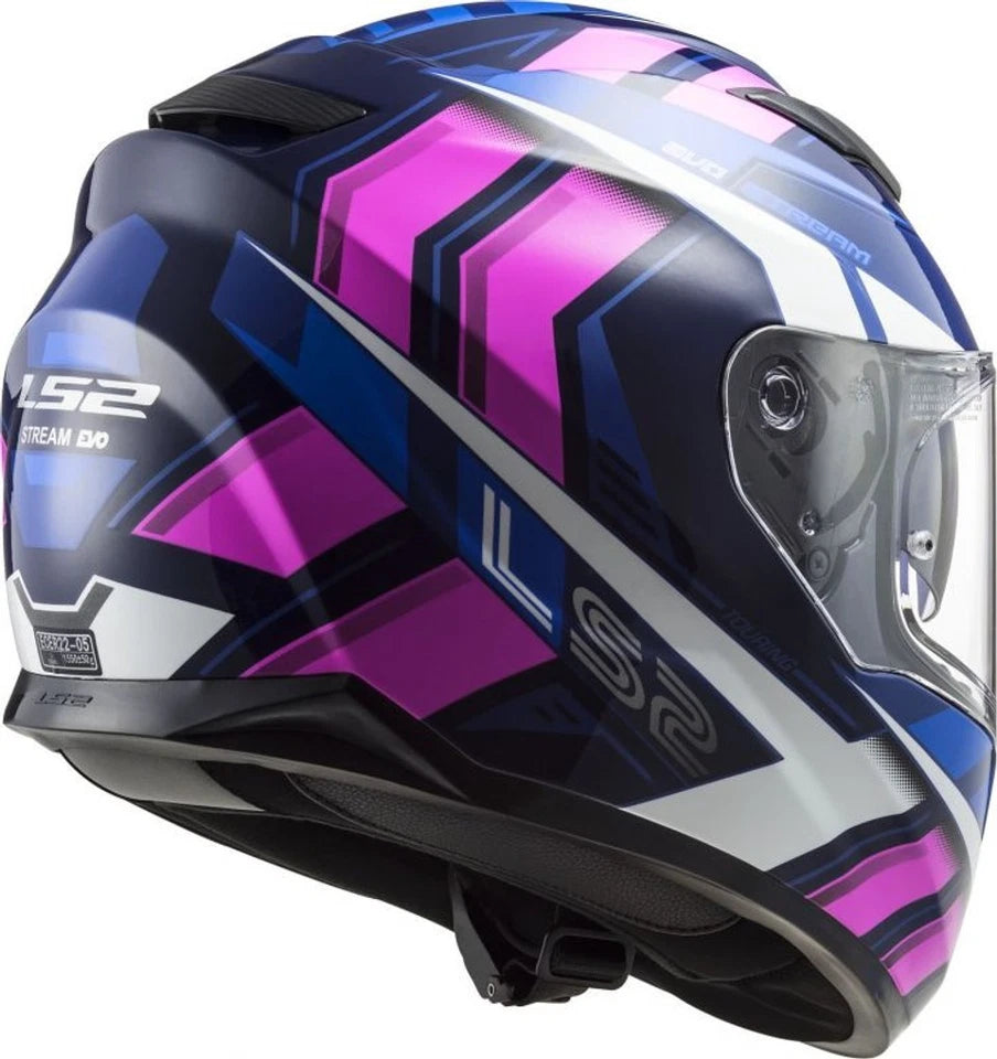 CASCO LS2 INTEGRAL FF320 STREAM EVO LOOP BLUE FLUO PINK