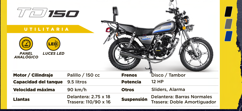 MOTOCICLETA TUNDRA GX 150